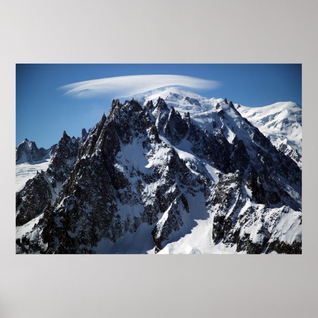 Vitbok: Toppmötet i Mont Blanc Poster (Framsidan)
