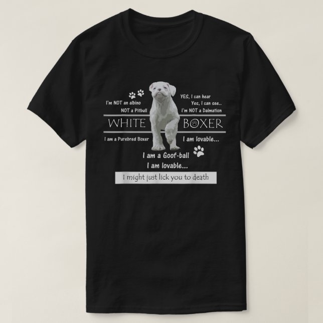 Vitboksfakta T Shirt (Design framsida)