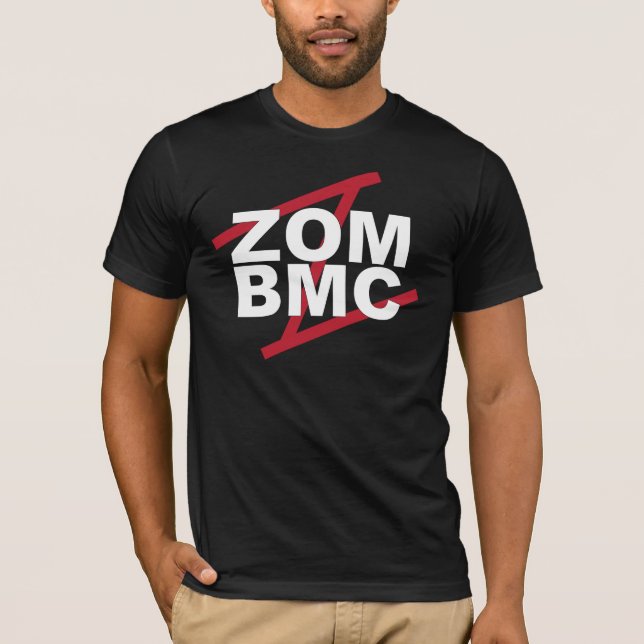 Vitbrev för ZOM BMC på rött Z Tröja (Framsida)