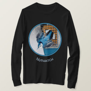 Vitbröstad nuthatch i Snö - Originalfoto T Shirt