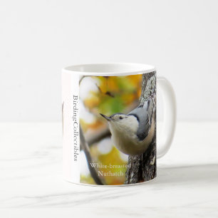 Vitbröstad nuthatch-kaffe Mugg