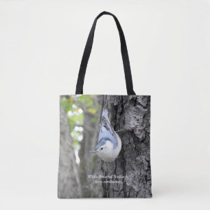 Vitbröstad nuthatch Tote Tygkasse