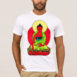 VitBuddha manar skjorta för utslagsplats T-shirt
