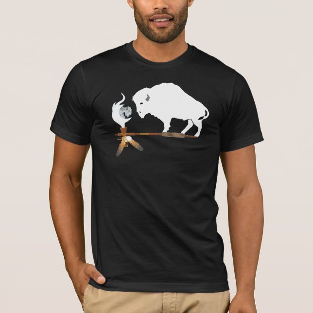 Vitbuffel Tee Shirt (Framsida)