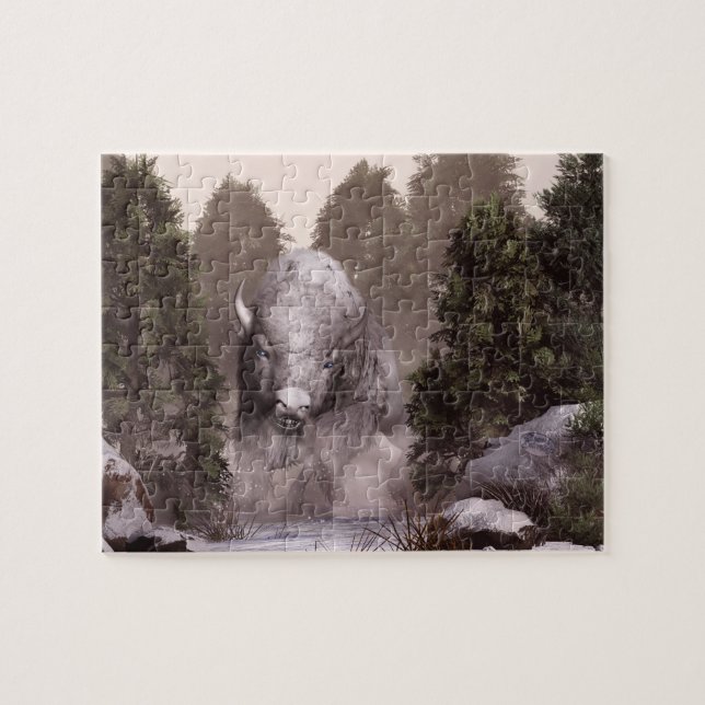 Vitbuffeln Pussel (Horisontell)