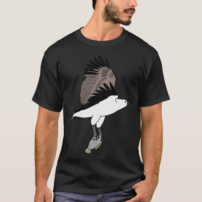 Vitbukig havsörn t shirt (Framsida)