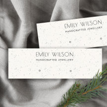 VITCERAMIC STRUKTUR STUD EARRING VISNING LOGOTYP