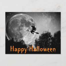Vitch och Måne Halloween-Anpassadets vykort