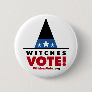 Vitches Vote! Knappen Kampanj Knapp