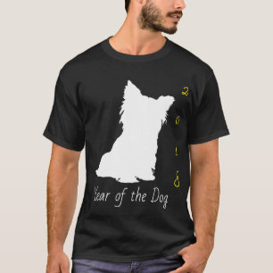 Vitcute Hund kinesiska nyår 2018 Tee