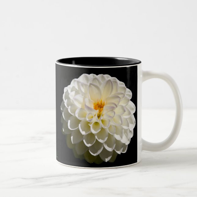 VitDahlias Två-Tonad Mugg (Höger)