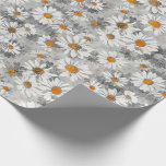 Vitdaisymönster Presentpapper<br><div class="desc">De härliga vitdaisy på detta ska slående in papper tillfogar ett speciellt handlag till någon gåva!  Perfekt för bröllop och andra speciella tillfällen.</div>