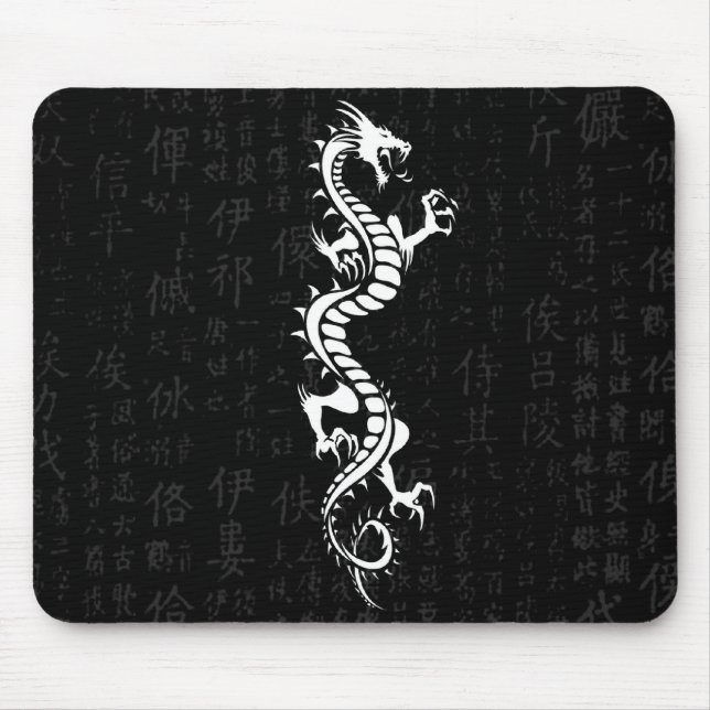 Vitdrake Mousepad Musmatta (Framsidan)