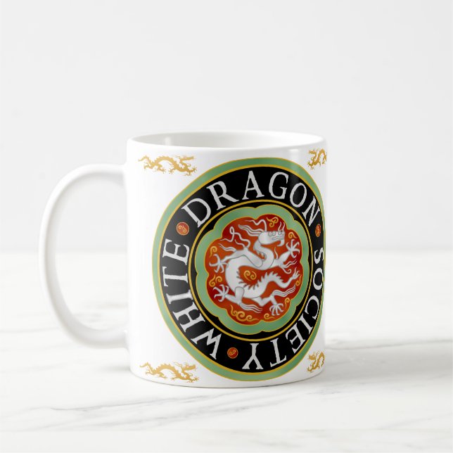 Vitdrakesamhälle Kaffemugg (Vänster)
