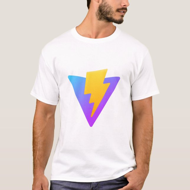 Vite Developer - Next Generation Frontend Tooling T Shirt (Framsida)