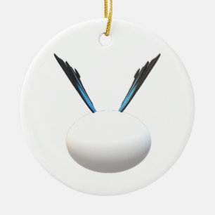 VITE GLOBE DESIGN MODERN ART LESS ÄR MER JULGRANSPRYDNAD KERAMIK