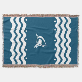 VITE-hajanpassning / .välj färg-bakgrund Mysfilt