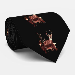 VITE - HJORT svart slips