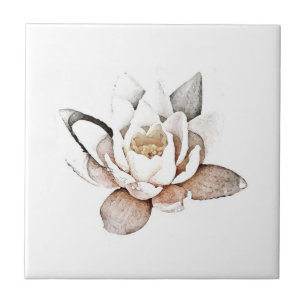 VITE LOTUS CERAMIC TILE KAKELPLATTA