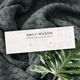 VITE MOROCCAN TILE STRUKTUR STUD EARRING VISNING MINI VISITKORT