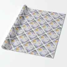 VITE PANSY PARTY WRAPPING PAPPER
