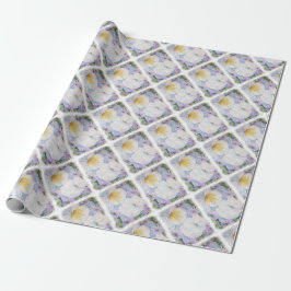 VITE PANSY PARTY WRAPPING PAPPER PRESENTPAPPER