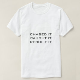 VITE T-SHIRT CHASET IT KÖPTE IT REBYGGA IT