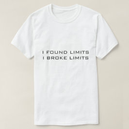 VITE T-SHIRT I HITTADE GRÄNSER I FATTIGA GRÄNSER