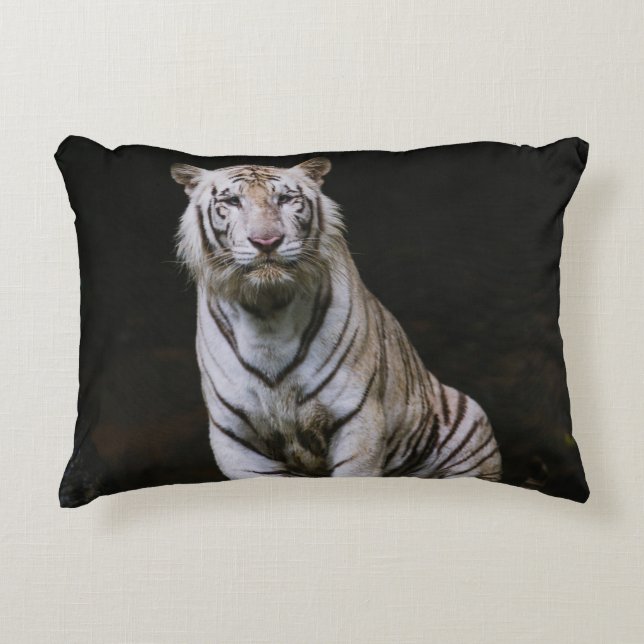 VITE TIGER PRYDNADSKUDDE (Framsidan)