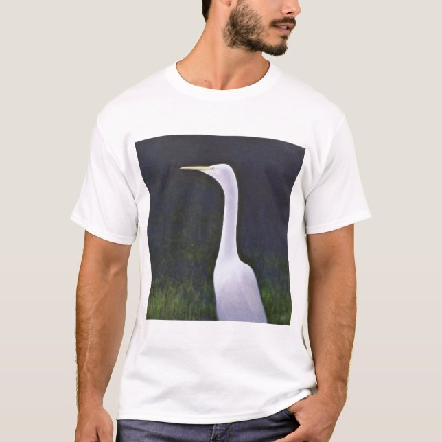 VitEgret T Shirt (Framsida)