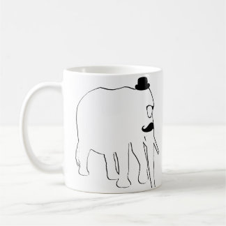 Vitelefant Kaffemugg