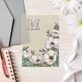 Vitemones Ilustration Monogram Bröllop