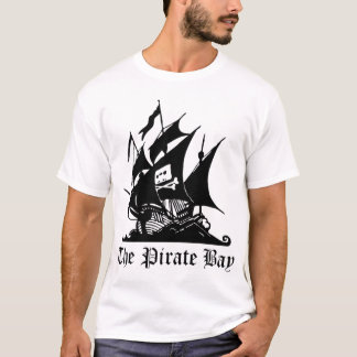Viten för piratfjärdT-tröja T-shirt