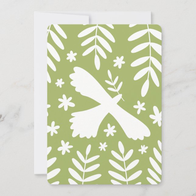 Vitfågeln Inbjudningar (Framsida)