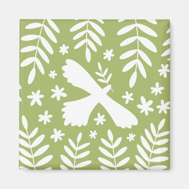 Vitfågeln Magnet (Framsidan)