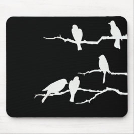 VitfågelSilhouette Mousepad Musmatta