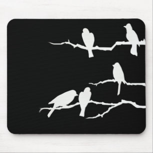 VitfågelSilhouette Mousepad Musmatta