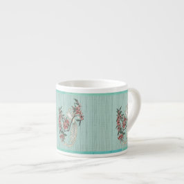 Vitfåglar - Blommar från körsbär (6 oz Ceramic Mug Espressomugg
