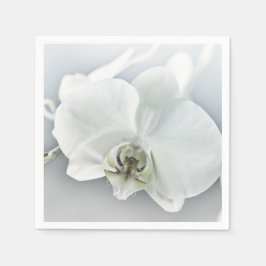 Vitfaleonopsis Orchid Pappersservett