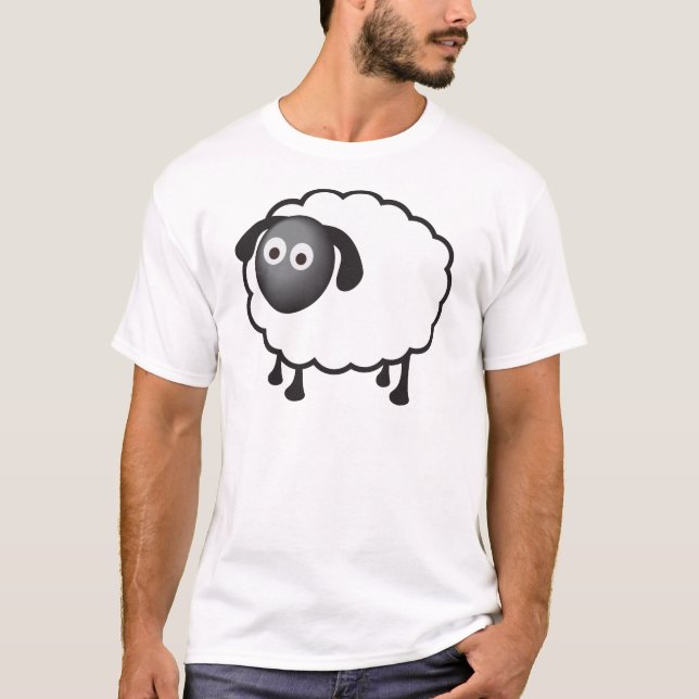 Vitfår T-shirt (Framsida)