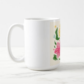 Vitfärgad bläddringsbild - Handritning Kaffemugg