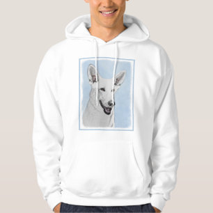 Vitfärgsfärg - Cute Original Hund Art Sweatshirt