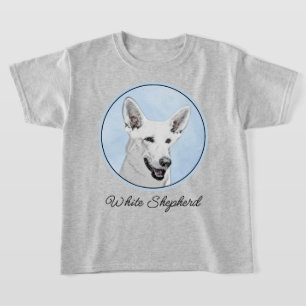 Vitfärgsfärg - Cute Original Hund Art T Shirt