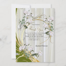 Vitfärgsfärg Ro målad på Champagne Silke