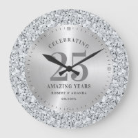 Vitfaux diamanter 25-årsdag