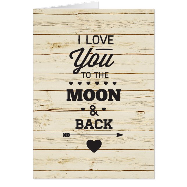 VitFauxträ Hälsningskort (Framsidan)