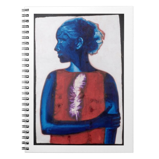 Vitfjäder Anteckningsbok (Framsidan)