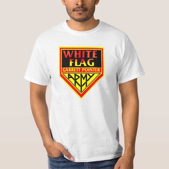 vitflaggaGarrett pekare Armyu Tee (Framsida)