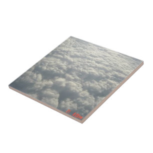 VITFLUFFY CLOUDS KAKELPLATTA