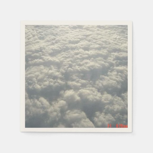 VITFLUFFY CLOUDS PAPPERSSERVETT (Framsidan)